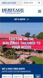 Mobile Screenshot of heritagebuildings.com